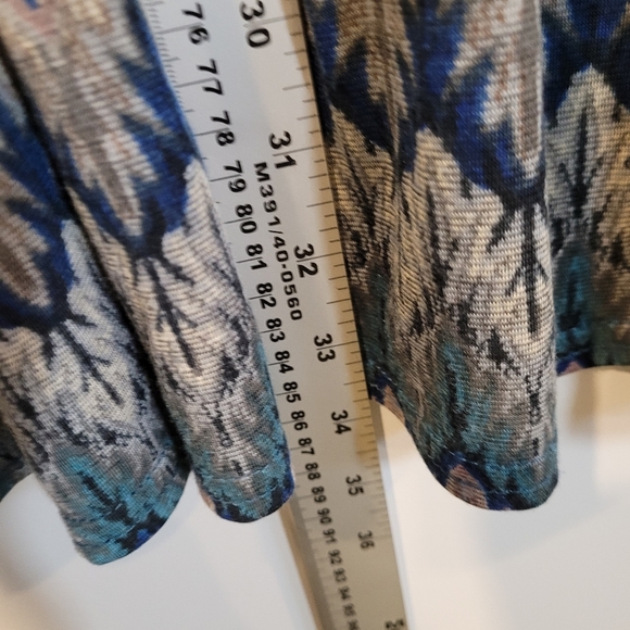 Uncle Frank USA Chevron Zig Zag Multicolor Knit Midi Dress Sz S - Picture 11 of 12